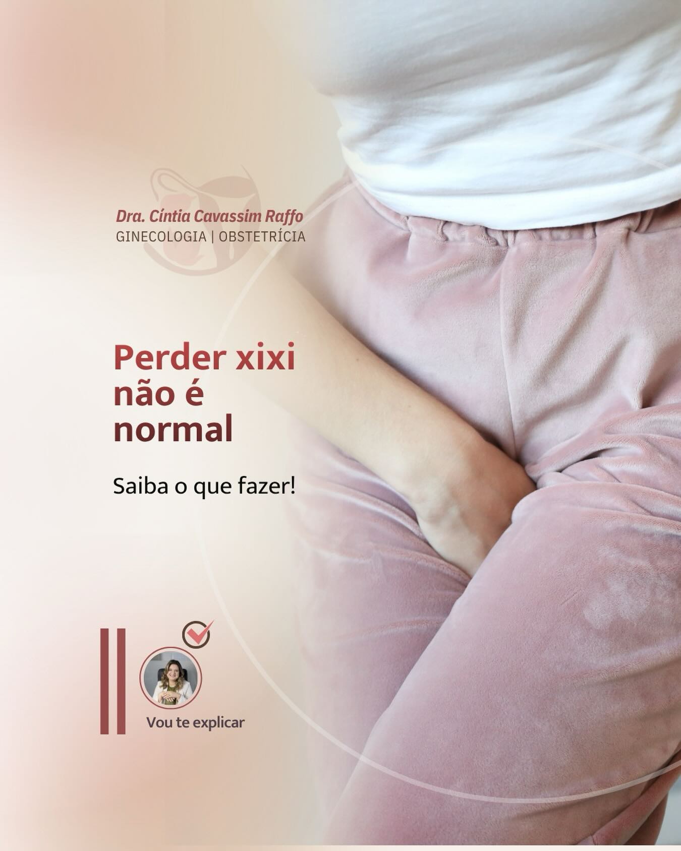 Detalhe do espaço de atendimento ginecológico em Curitiba